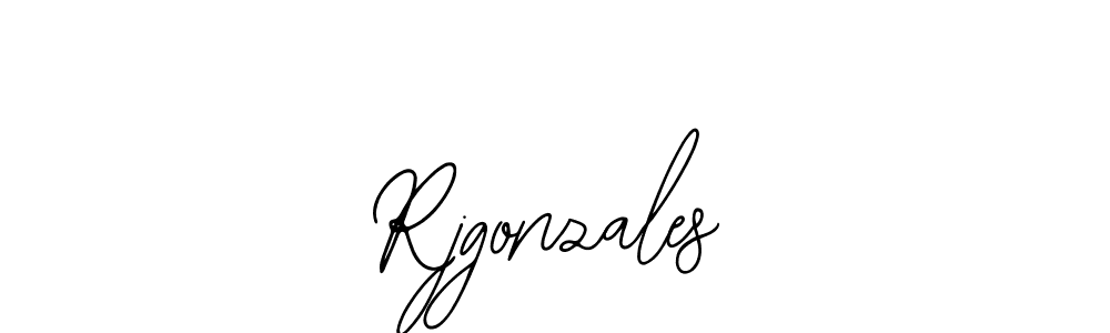 You should practise on your own different ways (Bearetta-2O07w) to write your name (Rjgonzales) in signature. don't let someone else do it for you. Rjgonzales signature style 12 images and pictures png