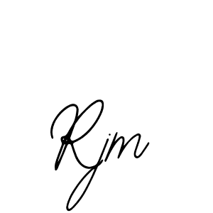 Make a beautiful signature design for name Rjm. Use this online signature maker to create a handwritten signature for free. Rjm signature style 12 images and pictures png