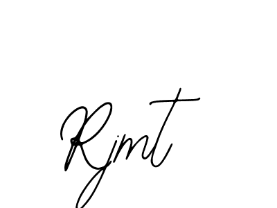The best way (Bearetta-2O07w) to make a short signature is to pick only two or three words in your name. The name Rjmt include a total of six letters. For converting this name. Rjmt signature style 12 images and pictures png