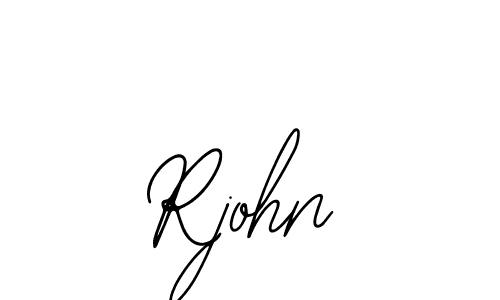 How to Draw Rjohn signature style? Bearetta-2O07w is a latest design signature styles for name Rjohn. Rjohn signature style 12 images and pictures png