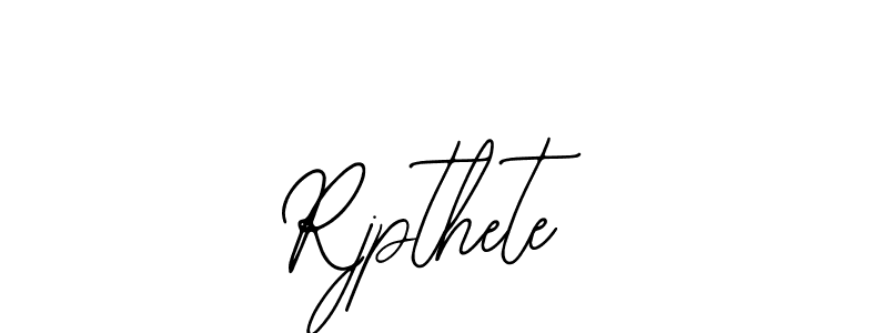 The best way (Bearetta-2O07w) to make a short signature is to pick only two or three words in your name. The name Rjpthete include a total of six letters. For converting this name. Rjpthete signature style 12 images and pictures png