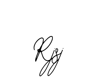 Use a signature maker to create a handwritten signature online. With this signature software, you can design (Bearetta-2O07w) your own signature for name Rjsj. Rjsj signature style 12 images and pictures png