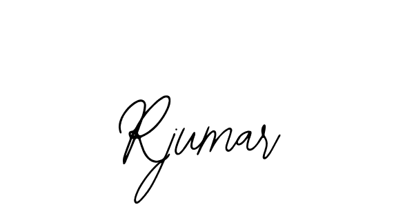 Also we have Rjumar name is the best signature style. Create professional handwritten signature collection using Bearetta-2O07w autograph style. Rjumar signature style 12 images and pictures png