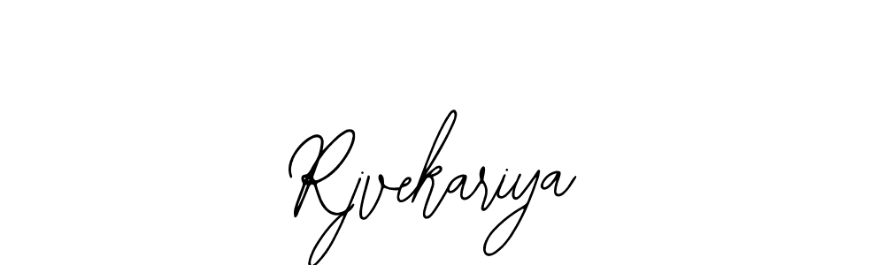 Make a beautiful signature design for name Rjvekariya. Use this online signature maker to create a handwritten signature for free. Rjvekariya signature style 12 images and pictures png