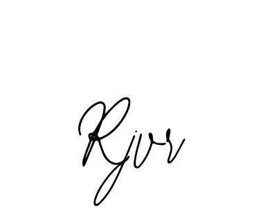 How to make Rjvr name signature. Use Bearetta-2O07w style for creating short signs online. This is the latest handwritten sign. Rjvr signature style 12 images and pictures png