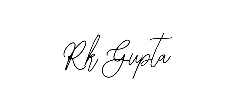 Design your own signature with our free online signature maker. With this signature software, you can create a handwritten (Bearetta-2O07w) signature for name Rk Gupta. Rk Gupta signature style 12 images and pictures png