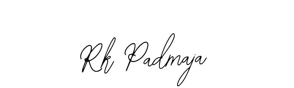 Rk Padmaja stylish signature style. Best Handwritten Sign (Bearetta-2O07w) for my name. Handwritten Signature Collection Ideas for my name Rk Padmaja. Rk Padmaja signature style 12 images and pictures png