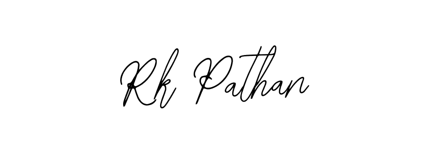 Design your own signature with our free online signature maker. With this signature software, you can create a handwritten (Bearetta-2O07w) signature for name Rk Pathan. Rk Pathan signature style 12 images and pictures png