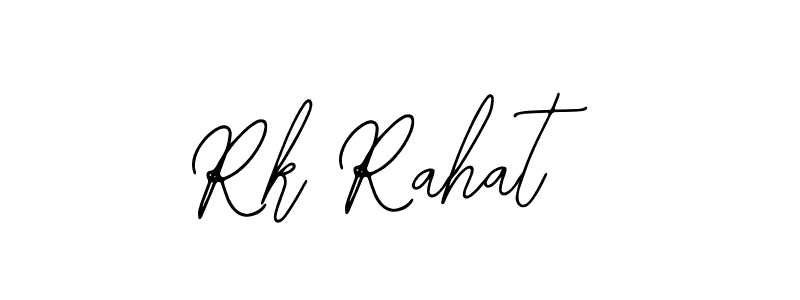 Also You can easily find your signature by using the search form. We will create Rk Rahat name handwritten signature images for you free of cost using Bearetta-2O07w sign style. Rk Rahat signature style 12 images and pictures png