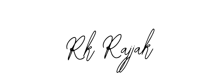 How to make Rk Rajjak name signature. Use Bearetta-2O07w style for creating short signs online. This is the latest handwritten sign. Rk Rajjak signature style 12 images and pictures png