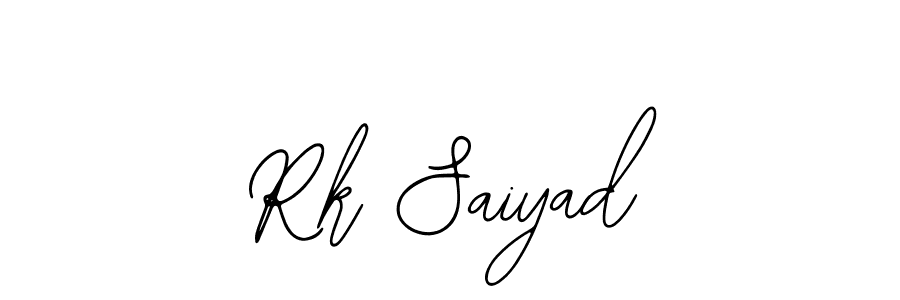 Make a short Rk Saiyad signature style. Manage your documents anywhere anytime using Bearetta-2O07w. Create and add eSignatures, submit forms, share and send files easily. Rk Saiyad signature style 12 images and pictures png