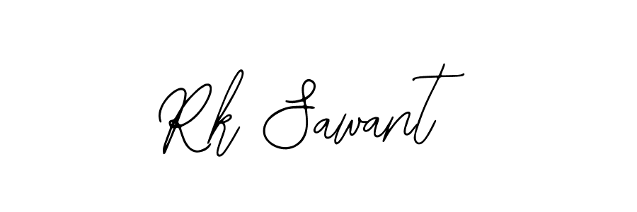 You should practise on your own different ways (Bearetta-2O07w) to write your name (Rk Sawant) in signature. don't let someone else do it for you. Rk Sawant signature style 12 images and pictures png