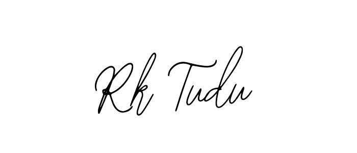 How to Draw Rk Tudu signature style? Bearetta-2O07w is a latest design signature styles for name Rk Tudu. Rk Tudu signature style 12 images and pictures png