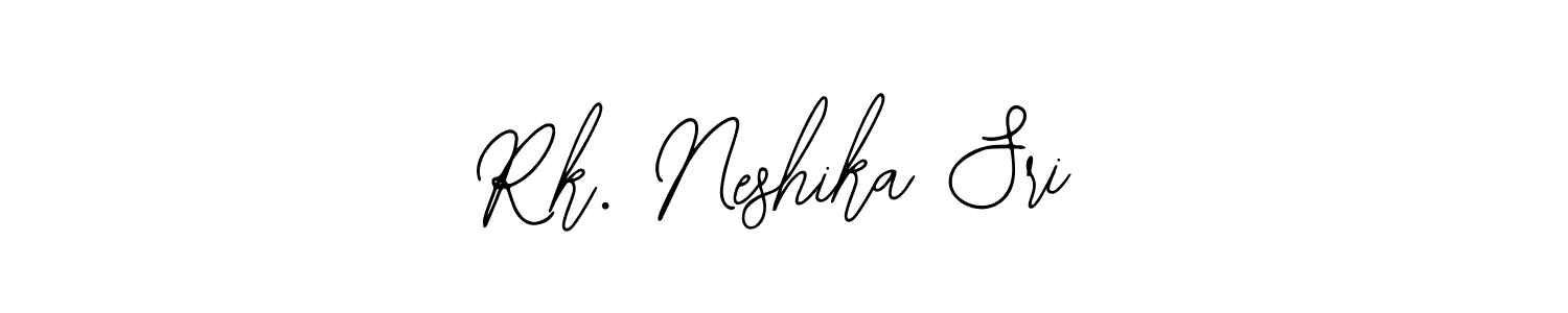 How to make Rk. Neshika Sri signature? Bearetta-2O07w is a professional autograph style. Create handwritten signature for Rk. Neshika Sri name. Rk. Neshika Sri signature style 12 images and pictures png