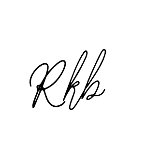 You should practise on your own different ways (Bearetta-2O07w) to write your name (Rkb) in signature. don't let someone else do it for you. Rkb signature style 12 images and pictures png