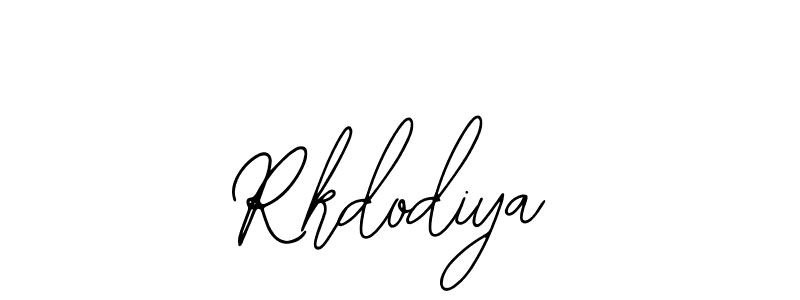 How to make Rkdodiya name signature. Use Bearetta-2O07w style for creating short signs online. This is the latest handwritten sign. Rkdodiya signature style 12 images and pictures png