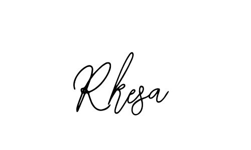 How to make Rkesa signature? Bearetta-2O07w is a professional autograph style. Create handwritten signature for Rkesa name. Rkesa signature style 12 images and pictures png