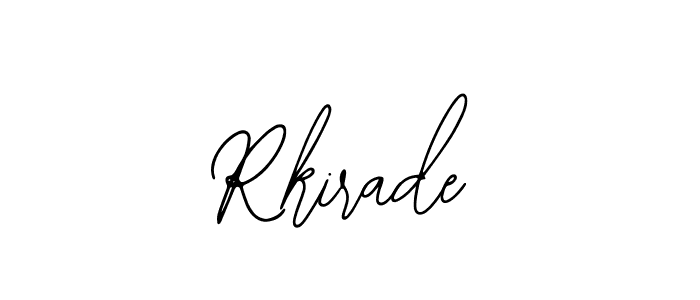 Design your own signature with our free online signature maker. With this signature software, you can create a handwritten (Bearetta-2O07w) signature for name Rkirade. Rkirade signature style 12 images and pictures png