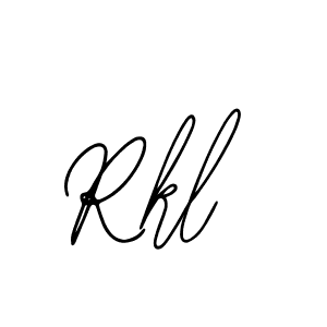 How to make Rkl signature? Bearetta-2O07w is a professional autograph style. Create handwritten signature for Rkl name. Rkl signature style 12 images and pictures png