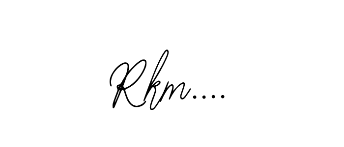 How to make Rkm.... signature? Bearetta-2O07w is a professional autograph style. Create handwritten signature for Rkm.... name. Rkm.... signature style 12 images and pictures png
