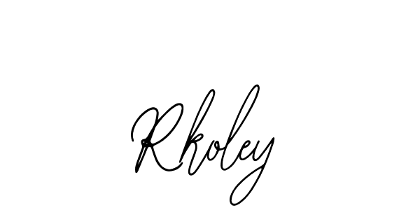 Create a beautiful signature design for name Rkoley. With this signature (Bearetta-2O07w) fonts, you can make a handwritten signature for free. Rkoley signature style 12 images and pictures png