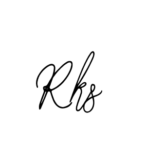 Create a beautiful signature design for name Rks. With this signature (Bearetta-2O07w) fonts, you can make a handwritten signature for free. Rks signature style 12 images and pictures png