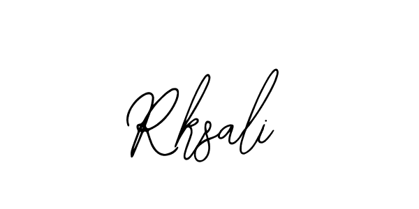 Rksali stylish signature style. Best Handwritten Sign (Bearetta-2O07w) for my name. Handwritten Signature Collection Ideas for my name Rksali. Rksali signature style 12 images and pictures png