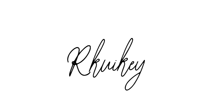 How to make Rkuikey name signature. Use Bearetta-2O07w style for creating short signs online. This is the latest handwritten sign. Rkuikey signature style 12 images and pictures png