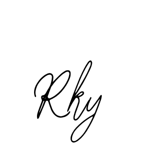Bearetta-2O07w is a professional signature style that is perfect for those who want to add a touch of class to their signature. It is also a great choice for those who want to make their signature more unique. Get Rky name to fancy signature for free. Rky signature style 12 images and pictures png