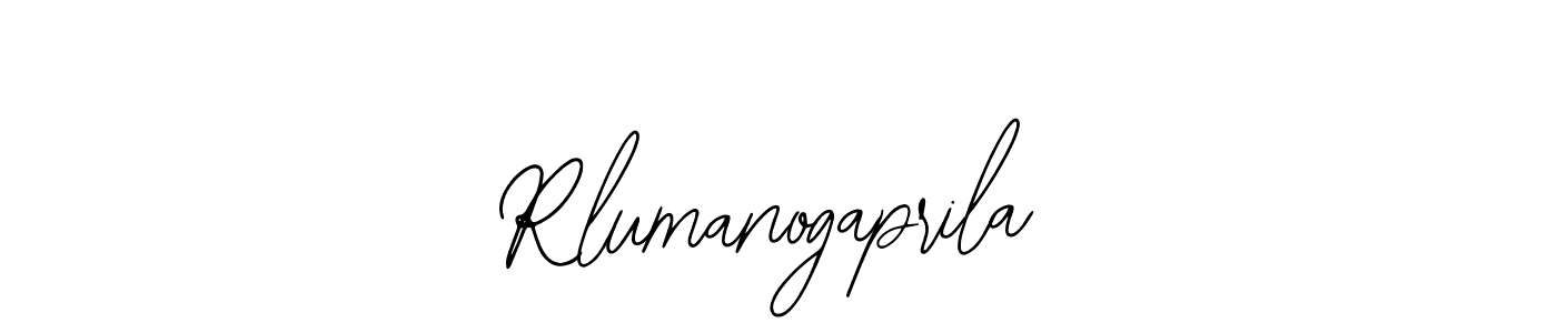 You should practise on your own different ways (Bearetta-2O07w) to write your name (Rlumanogaprila) in signature. don't let someone else do it for you. Rlumanogaprila signature style 12 images and pictures png