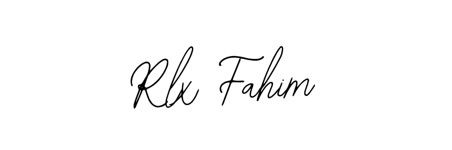 How to make Rlx Fahim signature? Bearetta-2O07w is a professional autograph style. Create handwritten signature for Rlx Fahim name. Rlx Fahim signature style 12 images and pictures png