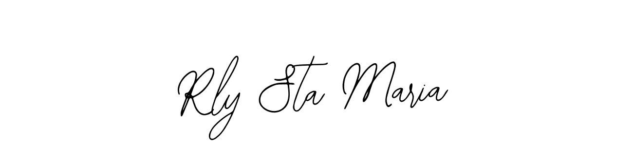 You should practise on your own different ways (Bearetta-2O07w) to write your name (Rly Sta Maria) in signature. don't let someone else do it for you. Rly Sta Maria signature style 12 images and pictures png