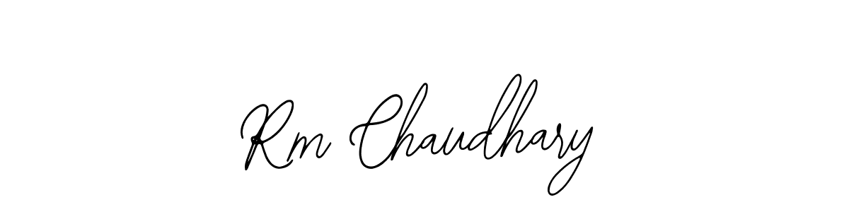 How to Draw Rm Chaudhary signature style? Bearetta-2O07w is a latest design signature styles for name Rm Chaudhary. Rm Chaudhary signature style 12 images and pictures png