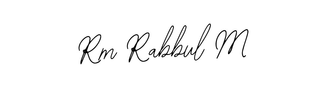 The best way (Bearetta-2O07w) to make a short signature is to pick only two or three words in your name. The name Rm Rabbul M include a total of six letters. For converting this name. Rm Rabbul M signature style 12 images and pictures png
