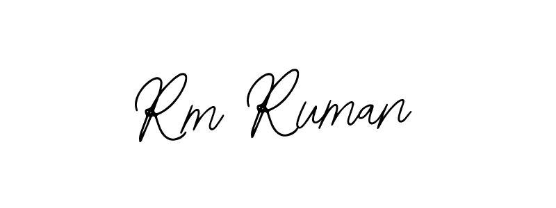 Create a beautiful signature design for name Rm Ruman. With this signature (Bearetta-2O07w) fonts, you can make a handwritten signature for free. Rm Ruman signature style 12 images and pictures png