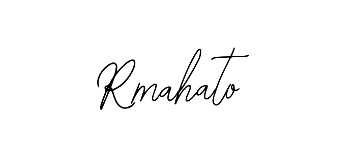 Use a signature maker to create a handwritten signature online. With this signature software, you can design (Bearetta-2O07w) your own signature for name Rmahato. Rmahato signature style 12 images and pictures png