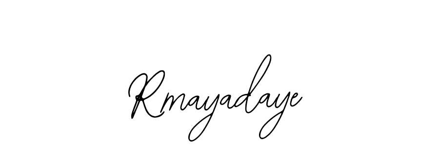 You should practise on your own different ways (Bearetta-2O07w) to write your name (Rmayadaye) in signature. don't let someone else do it for you. Rmayadaye signature style 12 images and pictures png