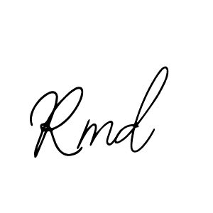 Create a beautiful signature design for name Rmd. With this signature (Bearetta-2O07w) fonts, you can make a handwritten signature for free. Rmd signature style 12 images and pictures png