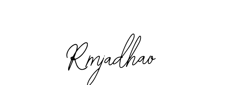 It looks lik you need a new signature style for name Rmjadhao. Design unique handwritten (Bearetta-2O07w) signature with our free signature maker in just a few clicks. Rmjadhao signature style 12 images and pictures png