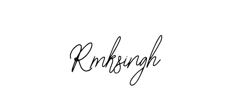 Use a signature maker to create a handwritten signature online. With this signature software, you can design (Bearetta-2O07w) your own signature for name Rmksingh. Rmksingh signature style 12 images and pictures png