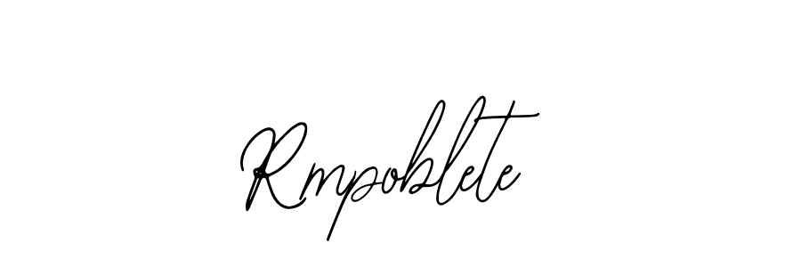 Similarly Bearetta-2O07w is the best handwritten signature design. Signature creator online .You can use it as an online autograph creator for name Rmpoblete. Rmpoblete signature style 12 images and pictures png