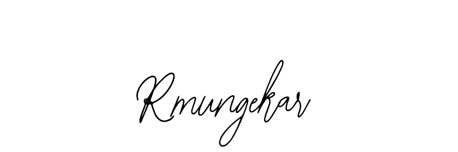 Use a signature maker to create a handwritten signature online. With this signature software, you can design (Bearetta-2O07w) your own signature for name Rmungekar. Rmungekar signature style 12 images and pictures png