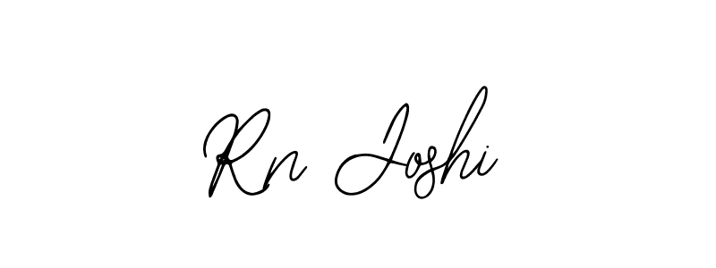 The best way (Bearetta-2O07w) to make a short signature is to pick only two or three words in your name. The name Rn Joshi include a total of six letters. For converting this name. Rn Joshi signature style 12 images and pictures png