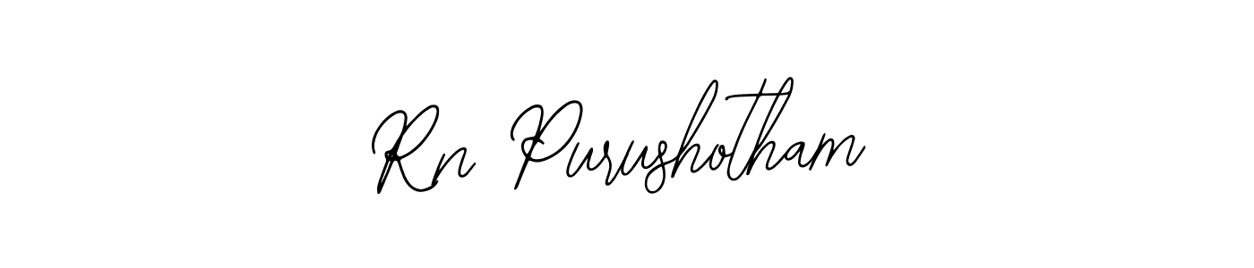 Design your own signature with our free online signature maker. With this signature software, you can create a handwritten (Bearetta-2O07w) signature for name Rn Purushotham. Rn Purushotham signature style 12 images and pictures png