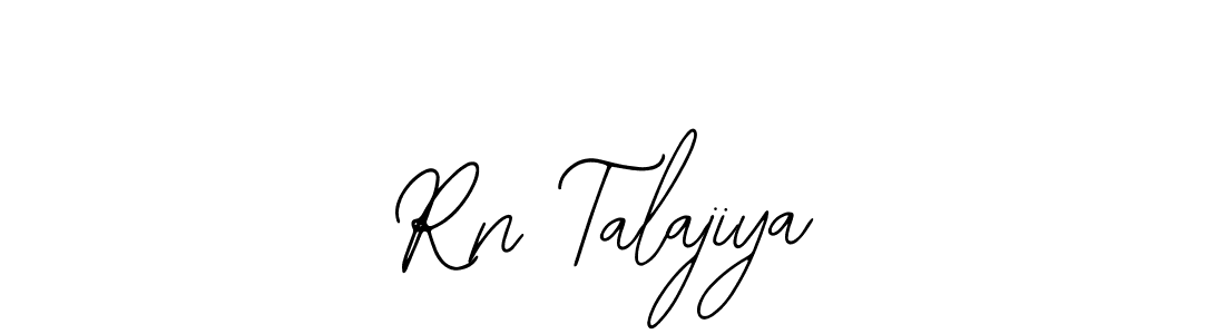 Here are the top 10 professional signature styles for the name Rn Talajiya. These are the best autograph styles you can use for your name. Rn Talajiya signature style 12 images and pictures png