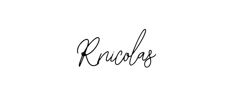 Also You can easily find your signature by using the search form. We will create Rnicolas name handwritten signature images for you free of cost using Bearetta-2O07w sign style. Rnicolas signature style 12 images and pictures png