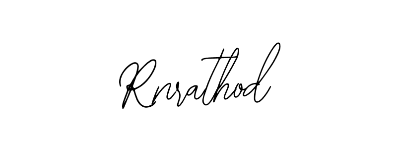 Create a beautiful signature design for name Rnrathod. With this signature (Bearetta-2O07w) fonts, you can make a handwritten signature for free. Rnrathod signature style 12 images and pictures png