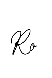 You should practise on your own different ways (Bearetta-2O07w) to write your name (Ro) in signature. don't let someone else do it for you. Ro signature style 12 images and pictures png