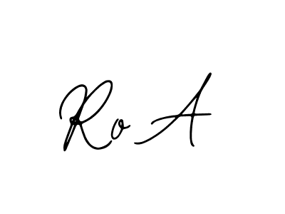 How to Draw Ro A signature style? Bearetta-2O07w is a latest design signature styles for name Ro A. Ro A signature style 12 images and pictures png