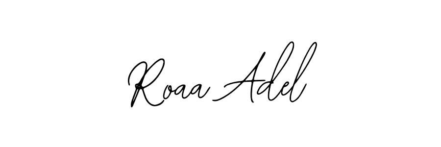 if you are searching for the best signature style for your name Roaa Adel. so please give up your signature search. here we have designed multiple signature styles  using Bearetta-2O07w. Roaa Adel signature style 12 images and pictures png
